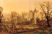 Atkinson Grimshaw Knostrop Hall, Early Morning China oil painting reproduction